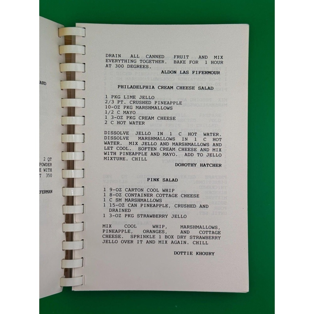 St. Anthony's Hospital Auxiliary Cookbook Amarillo TX 1990 Spiral Recipes - Picture 3 of 12